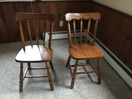 Photo of free Kitchen table, maple, 4 chairs (Chatham MA) #2