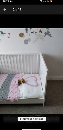 Photo of free large IKEA cot (dublin south) #1