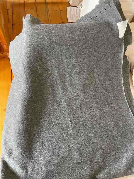 Photo of free Ikea fleece blanket grey with holes (Jordanhill G13) #2