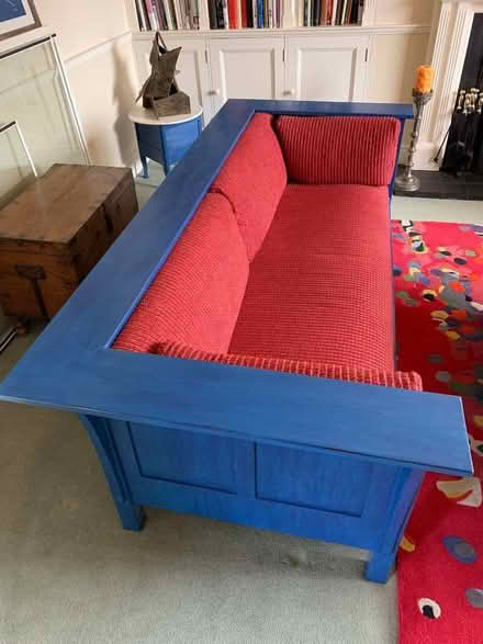 Photo of free Stickley wooden sofa (Christleton CH3) #1