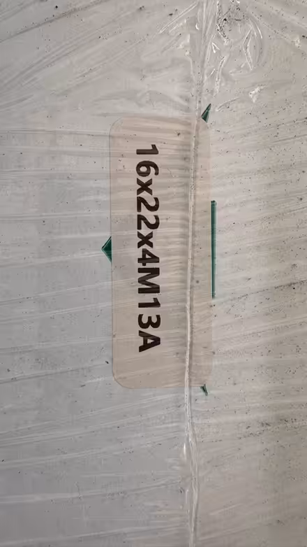 Photo of free 5 MERV13 filters 16*22*4 in (Shoreline Blvd-Middlefield Rd) #3