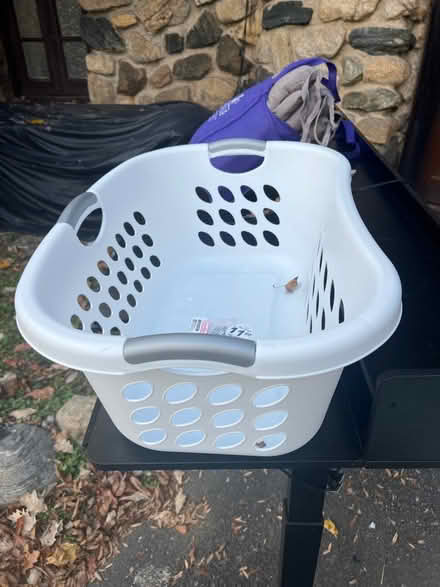 Photo of free Laundry basket (102 n Washington Ave hartsd) #1