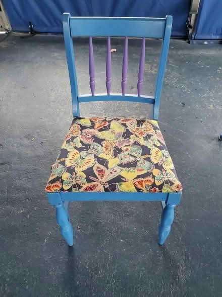 Photo of free Painted wooden desk with chair (Fletcher/Arden) #4