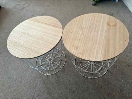Photo of free 2x side tables / storage (SG1 Stevenage) #1