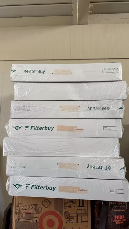 Photo of free 5 MERV13 filters 16*22*4 in (Shoreline Blvd-Middlefield Rd) #4