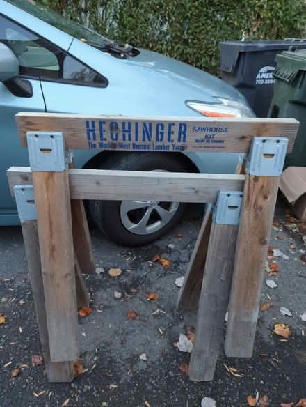 Photo of free Sawhorses (North Reston) #1