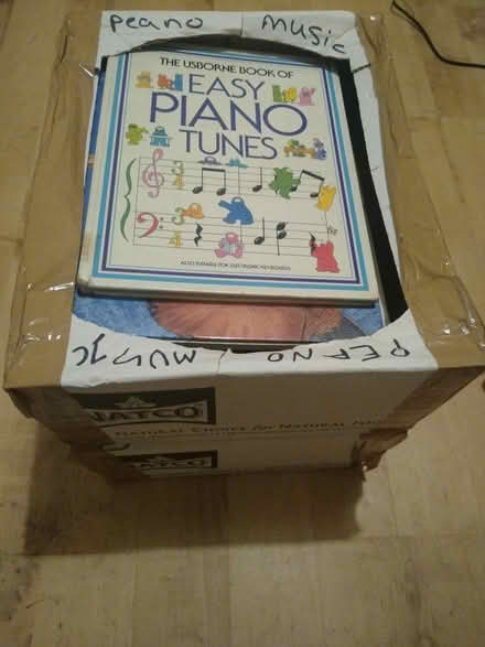 Photo of free Two boxes of Piano music from beginner to advanced (Wellington TF1) #1