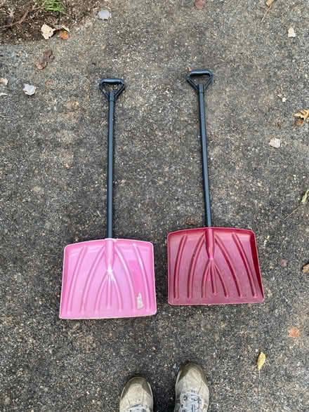 Photo of free 2 kid sized snow shovels (Pleasant Valley) #1