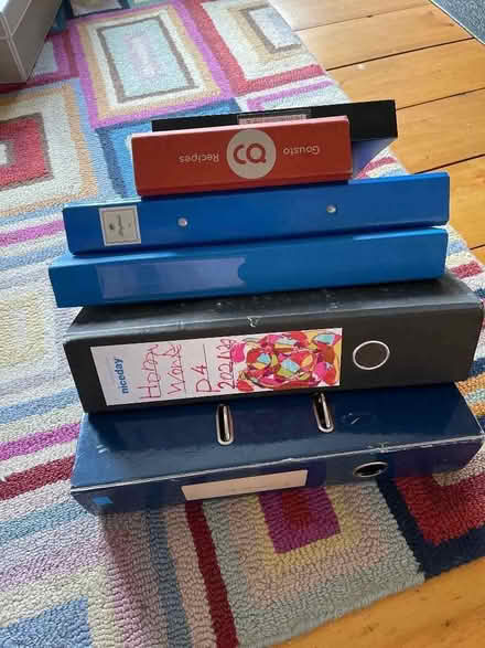 Photo of free assorted ring binders (Jordanhill G13) #1