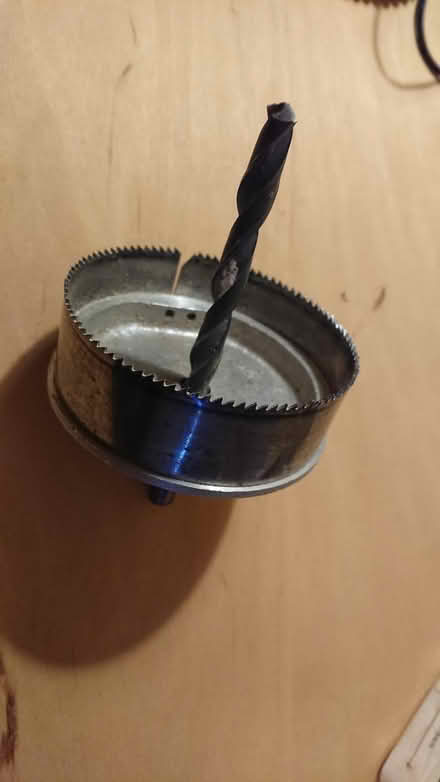 Photo of free 79mm (3 and 1/8 inch) wood hole cutter (Corstorphine EH12) #1