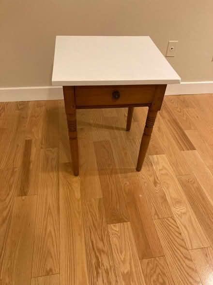 Photo of free White painted side table (Near Weston town center) #1