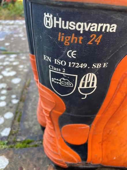 Photo of free Husqvarna chainsaw boots (Tunbridge Wells N. TN4) #3