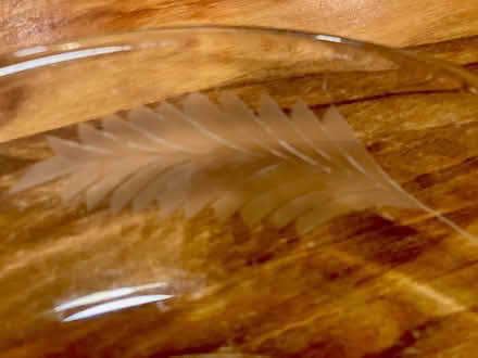 Photo of free Clear glass 8" plates x 9 (Collegeville) #3
