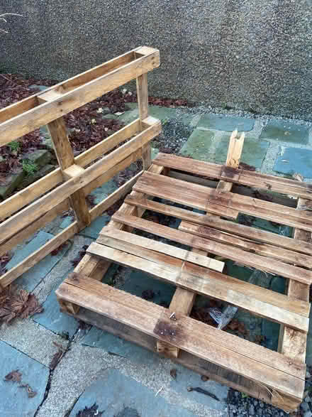 Photo of free Two wooden pallets (Netherfield, Kendal LA9) #1