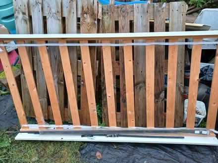 Photo of free Complete Single Wood Bed Frame (Canton CF11) #2
