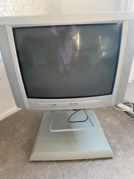Photo of free Old Philips tv & stand (Appleby-in-Westmorland CA16) #1