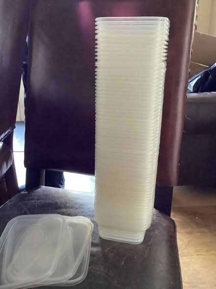 Photo of free Takeaway containers with lids ( about 60) (Caton LA2) #1