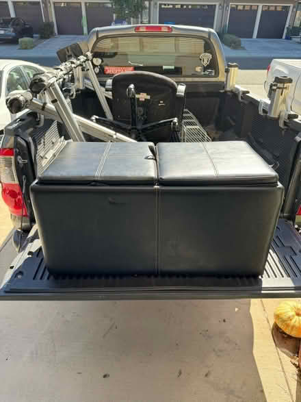 Photo of free Ottoman w/ storage & 2 foot stools (West Petaluma) #3