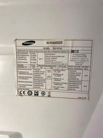 Photo of free Samsung Fridge Freezer (EX4) #1