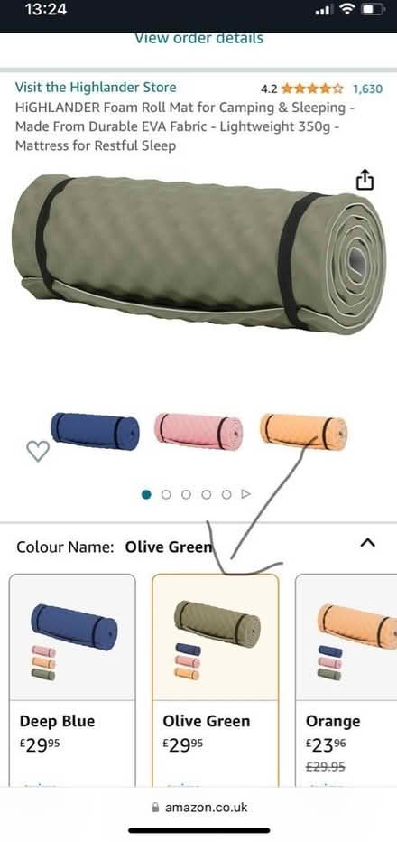 Photo of free Camping mat (South Hampstead, NW6) #1