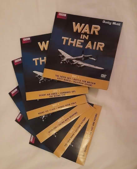 Photo of free "war on the air" set of 6 dvds (Newtown, Exeter) #1