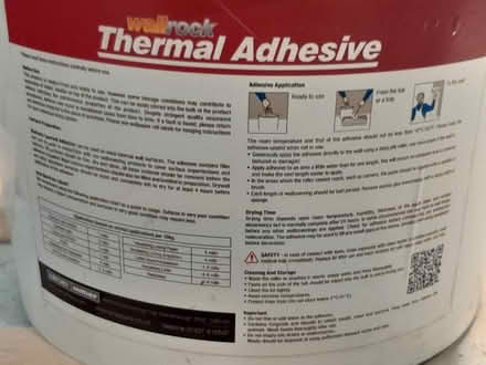 Photo of free Tub of thermal adhesive (SW16) #4