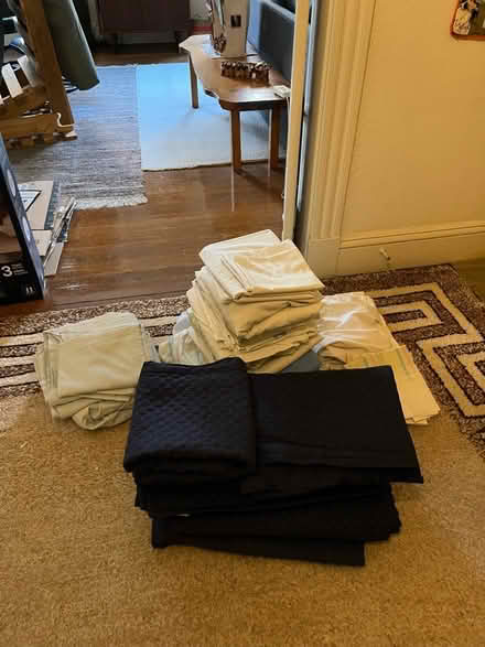Photo of free Twin bed covers/bedspreads (Brookline Coolidge corner) #1