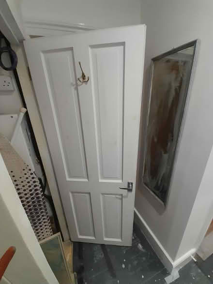 Photo of free Wooden door with ironmongery (SW16) #2