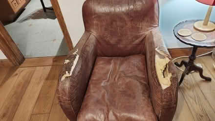 Photo of free Leather armchair (Twerton) #3
