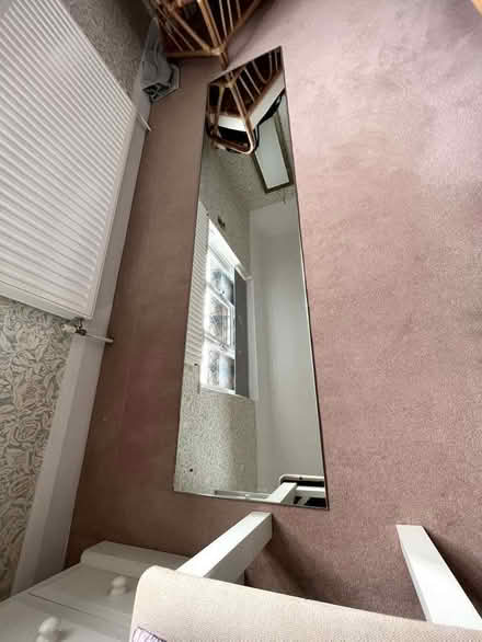 Photo of free Large frameless mirror (for wall, door or wardrobe mounting) (Hinchley Wood KT10) #1