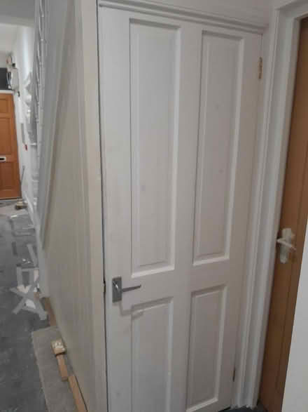 Photo of free Wooden door with ironmongery (SW16) #1