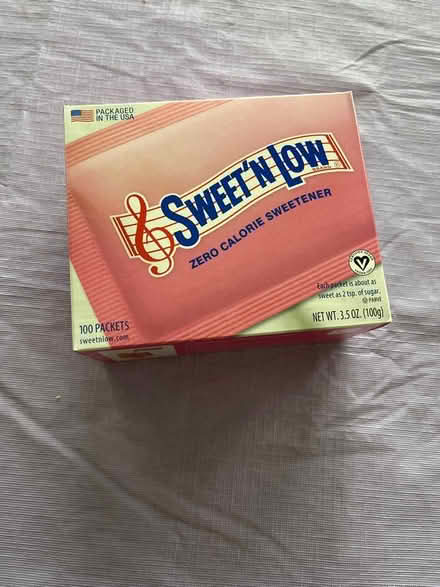 Photo of free Unopened box of Sweet n Low (Ballard) #1