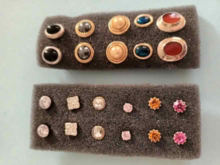 Photo of free stud earrings (Baldock, Clothall Common SG7) #1