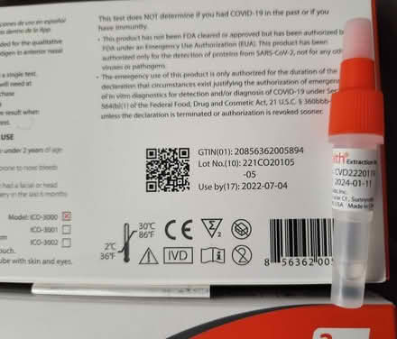 Photo of free UNEXPIRED 6 Pack COVID Tests (Rhode Island Ave NE Metro) #3