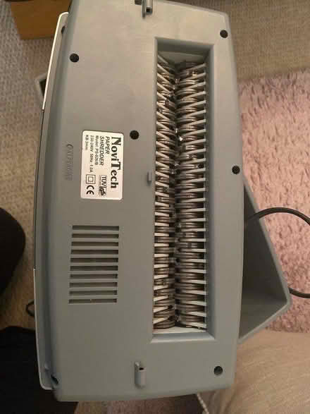 Photo of free Crosscut paper shredder (Wells BA5) #4