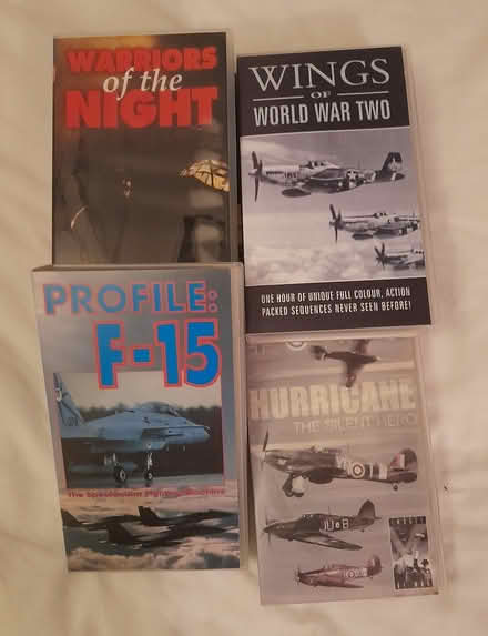 Photo of free 5 war time aviation vhs videos (Newtown, Exeter) #1