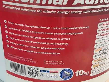 Photo of free Tub of thermal adhesive (SW16) #3