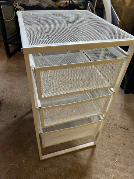 Photo of free Small ikea metal shelving (Netherfield, Battle) #1