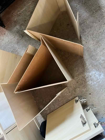 Photo of free 3 x ikea kales shelving unit doors (Netherfield, Battle) #4