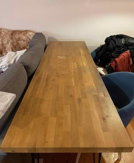 Photo of free Large oak office desk perfect for studio work (Barnes SW13) #2