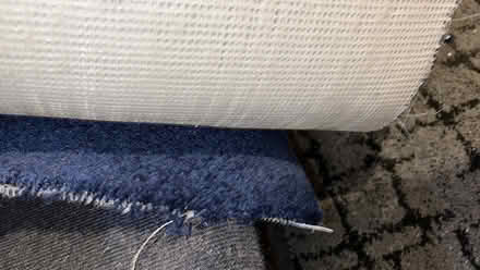 Photo of free Large navy blue carpet (East london) #2