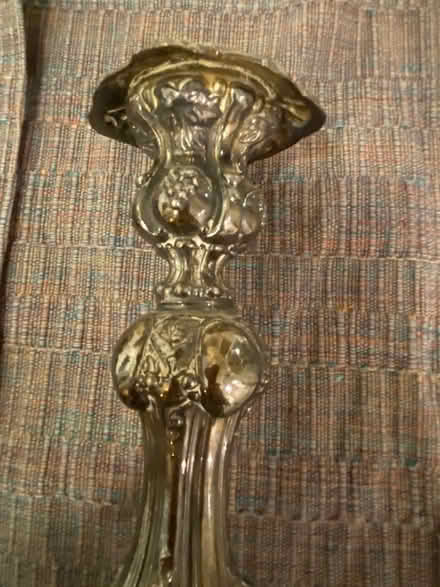 Photo of free Tall silver-plate candlesticks (Brightwood Park/Petworth DC) #2
