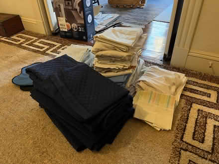 Photo of free Twin sheets & pillowcases (Brookline Coolidge corner) #2