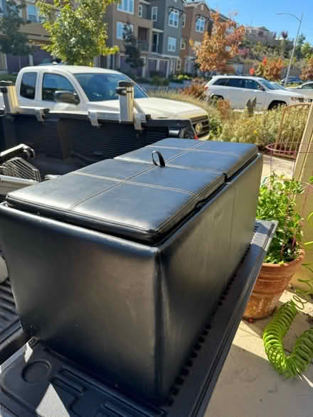 Photo of free Ottoman w/ storage & 2 foot stools (West Petaluma) #2