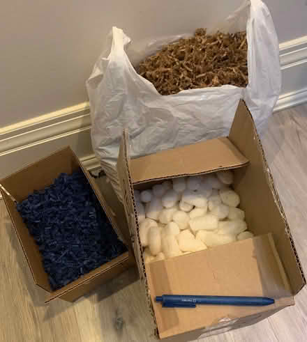 Photo of free Packing peanuts and paper shreds (Yonge/Finch) #2