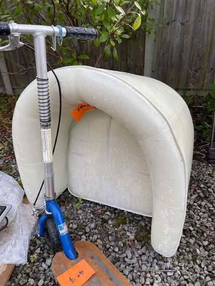 Photo of free Pair of tub chairs for re-covering (ignore the other items) (Chargrove GL51) #2