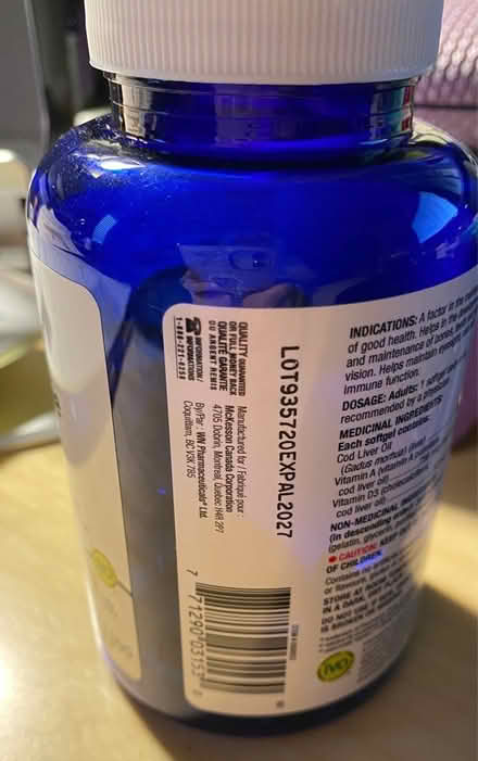Photo of free Cod Liver Oil Capsules (Newmarket, ON) #2