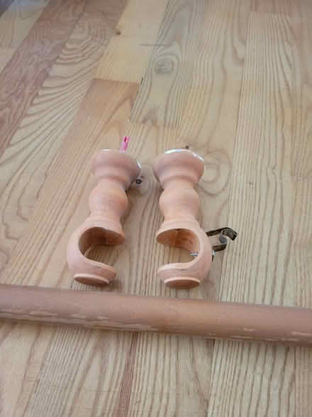Photo of free Wood curtain pole (Rotherhithe) #2