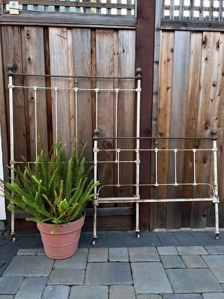 Photo of free Antique rod iron bed (Rohnert Park G Section) #1