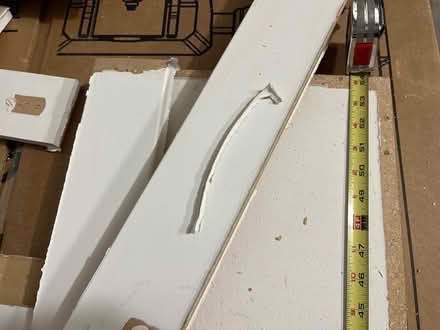 Photo of free Particleboard shelves, primed (Rohnert Park, CA) #2